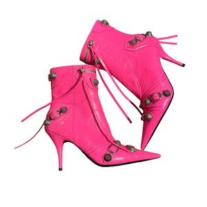 Balenciaga Cagole Pointed Toe Bootie